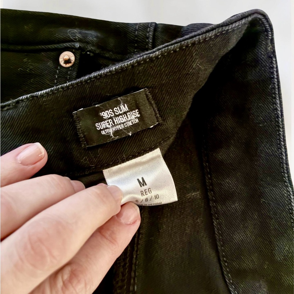 NWOT Express 90’s Slim Super High Rise Ultra Hyper Stretch Jeans - Picture 6 of 8